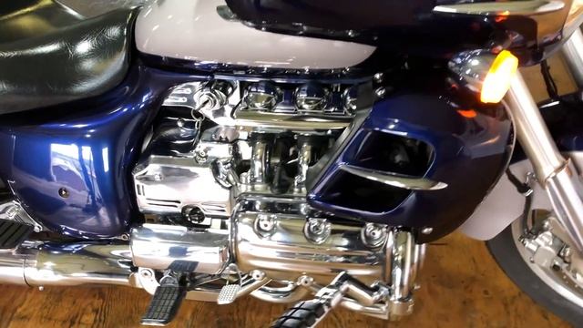 Honda GL 1500 Valkyrie Interstate 2000 синий серый смотреть онлайн