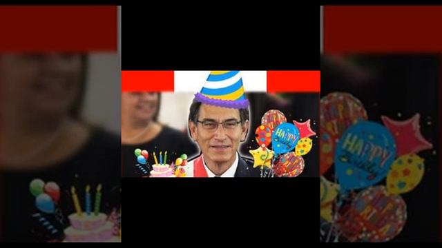 FELIZ CUMPLEAÑOS PRESIDENTE MARTIN VIZCARRA!