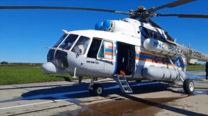 Вертолет МИ-8 МЧС России вылетел  в Николаевский район