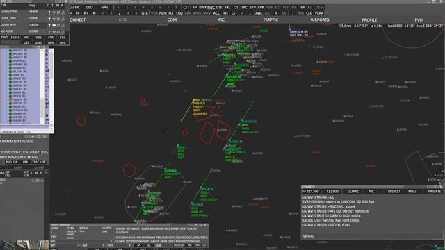 ATC - Moscow Control. Авиамост между Столицами