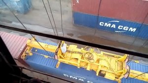 работа на контейнерном кране