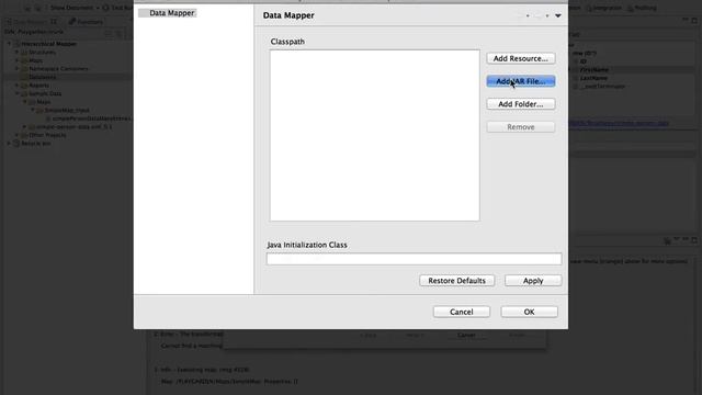Demo using a custom Java function in Data Mapper