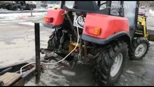 Видеоурок "Присоединение прицепа к трактору"