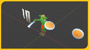 [Детали] Персонаж Гоблин | How to create a Low Poly Character in Blender 3D | 3Д Куб Туториалс