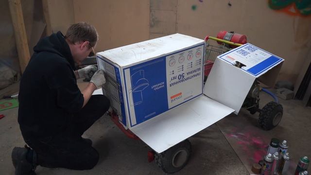 Сделали Автомобиль из Магазинной ТЕЛЕЖКИ и испытали её на бездорожье! смотреть онлайн