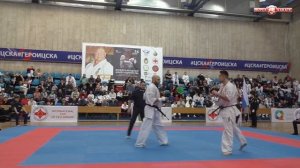 Sergey Plekhanov vs Zsolt Zsiga / Сергей Плеханов vs Золт Джига. Kyokushin Profi 2019