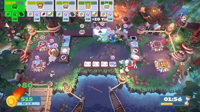 2-3 - Overcooked 2 DLC : Campfire Cook Off - 4 Player Gameplay No Commentary смотреть онлайн