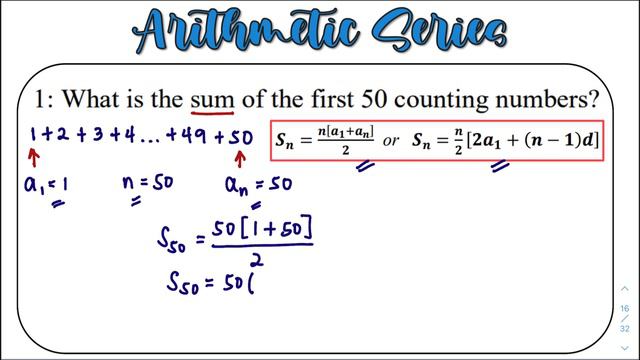 Arithmetic Series | Arithmetic Sequence | Mathematics | Grade 10 смотреть онлайн