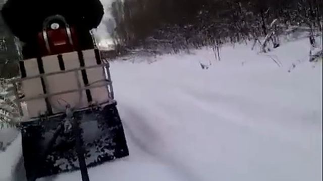 Мотобуксировщик «Мухтар» Обкатка По «пухлику» ч 1 1 смотреть онлайн