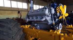 Устанавливаем двигатель ЯМЗ 238 на трактор Кировец К 700А