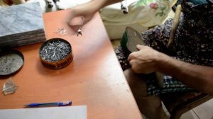 Обувь ручной работы. Затяжная стелька из чепрака на лоферы.