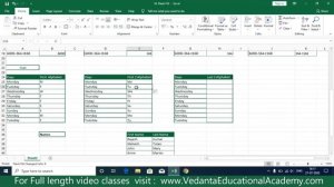 MS Excel -Fill Series-Flash Fill I Vedanta Educational Academy