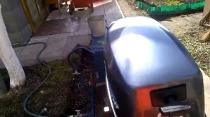 первый запуск лодочного мотора гладиатор 9.8 л.с.