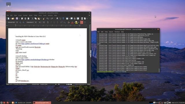 NEW Obsidian Beta 19 Installation Procedure for Linux Mint v20.2! смотреть онлайн