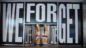 Barbara Kruger at Lever House, NYC (Sept 2009)