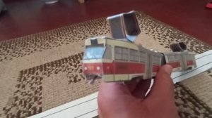 Обзор бумажного трамвая Татра К5