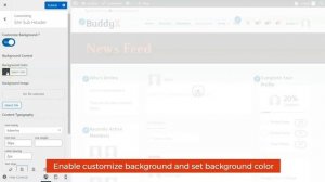 How to Configure Site Sub Header - BuddyX BuddyPress Theme