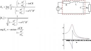 Последовательный колебательный контур, снимаем выходное напряжение с конденсатора