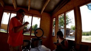 Щенки Питбуля ВцеПилиСь из за мяса не на шутку !! Наглый Амур !!! Подписчики в гостях, накормили !!