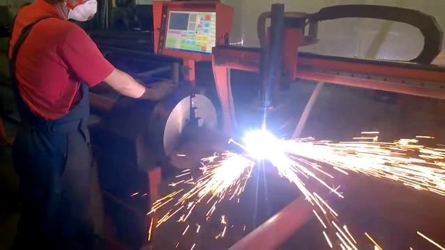 Производство винтовых свай. Плазменная резка металла. смотреть онлайн