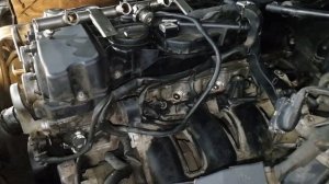 Мерседес w203 1.8 компрессор, течь бензина