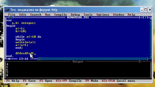 Turbo Pascal 7.1 Урок №8 смотреть онлайн