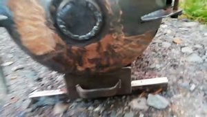 Печь из огнетушителя своими руками???, проверка работоспособности