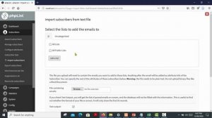 7.  phpList -  Subscriber import and Management