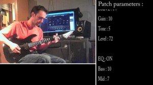 Slipknot 's guitar tone / Zoom G2.1U Patch