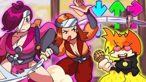 ДЕВУШКИ ШИНОБИ ПОКАЗАЛИ СВОИ КУНАИ! Friday Night Funkin' Mod