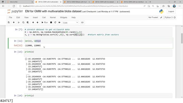 06 Implement Gaussian Mixture Model using EM algorithm смотреть онлайн