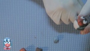 Лепим смешарика Пина из пластилина