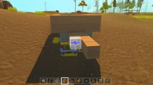 Игра-конструктор Scrap Mechanic. Делаем трактор с прицепом (1 часть)