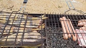 Шашлык из рыбы терпуг. Прогулка на природе!!!