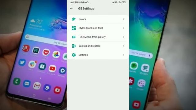 #Use GBwhatsApp-How to change whatsApp home screen photo 100% working only Use GBwhatsapp