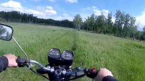 На Иж Планета 5 по лесу