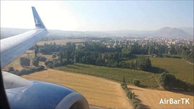 Anadolujet | 737-700 TC-SAL | Landing Kayseri Erkilet Airport смотреть онлайн