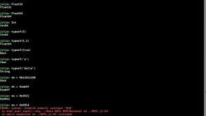 Простые типы в Julia (2 урок)