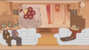 (｡☬Реакция персонажей "БЕСИТ" на...☬｡)