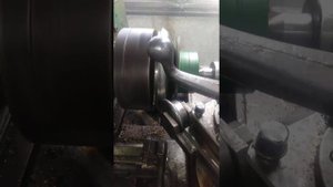 ротационная вытяжка конусов из нержавейки на токарном станке 1 к62