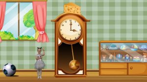 Мышонок и часы: Hickory Dickory Dock nursery rhymes song | Волшебница Китти
