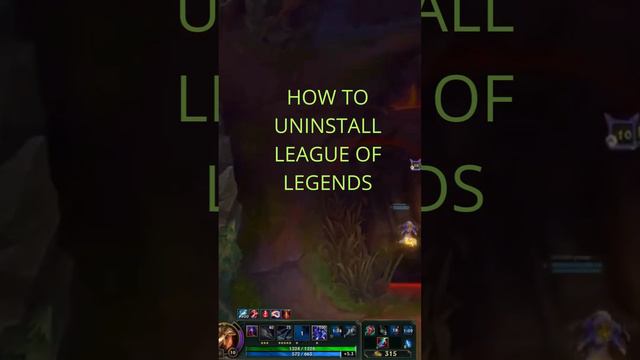 how to uninstall league of legends on pc