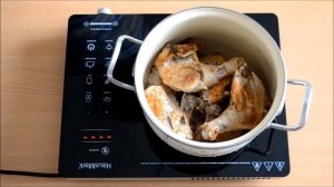 Тушеная курица с картошкой и кабачками — видео рецепт