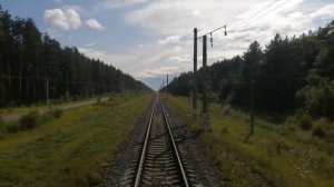 От Выгоничей до Брянска-Льговского из тамбура последнего вагона.