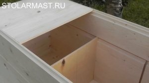 Улей-лежак на 24 рамки на 3 отсека - обзорное видео