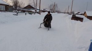 снегокат из бензопилы своими руками часть 2 .обновление.