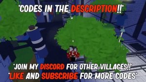 TEMPEST PRIVATE SERVER CODES *NEW TEMPEST VILLAGE* | Shindo Life Roblox Update Codes