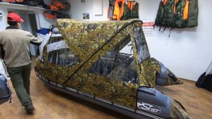 ?Обновленная Лодка Скат 390Fi стеклопластиковый транец