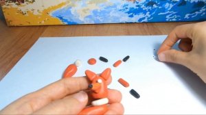 Лепка из легкого пластилина Hey Clay/Видео лепка залипаки лесные животные Лиса