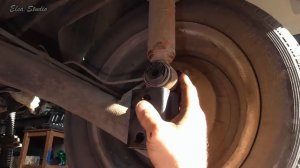 Установка проставок на задние стойки ЗАЗ 1103 Славута ZAZ 1103 Slavuta